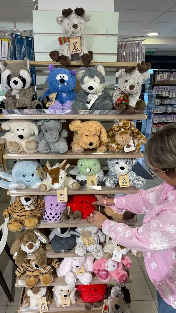 Peluches - Pharmacie La Croix Verte